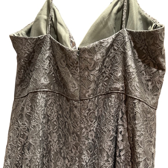 Jenny Yoo long lace gray dress size 12 - Picture 4 of 5